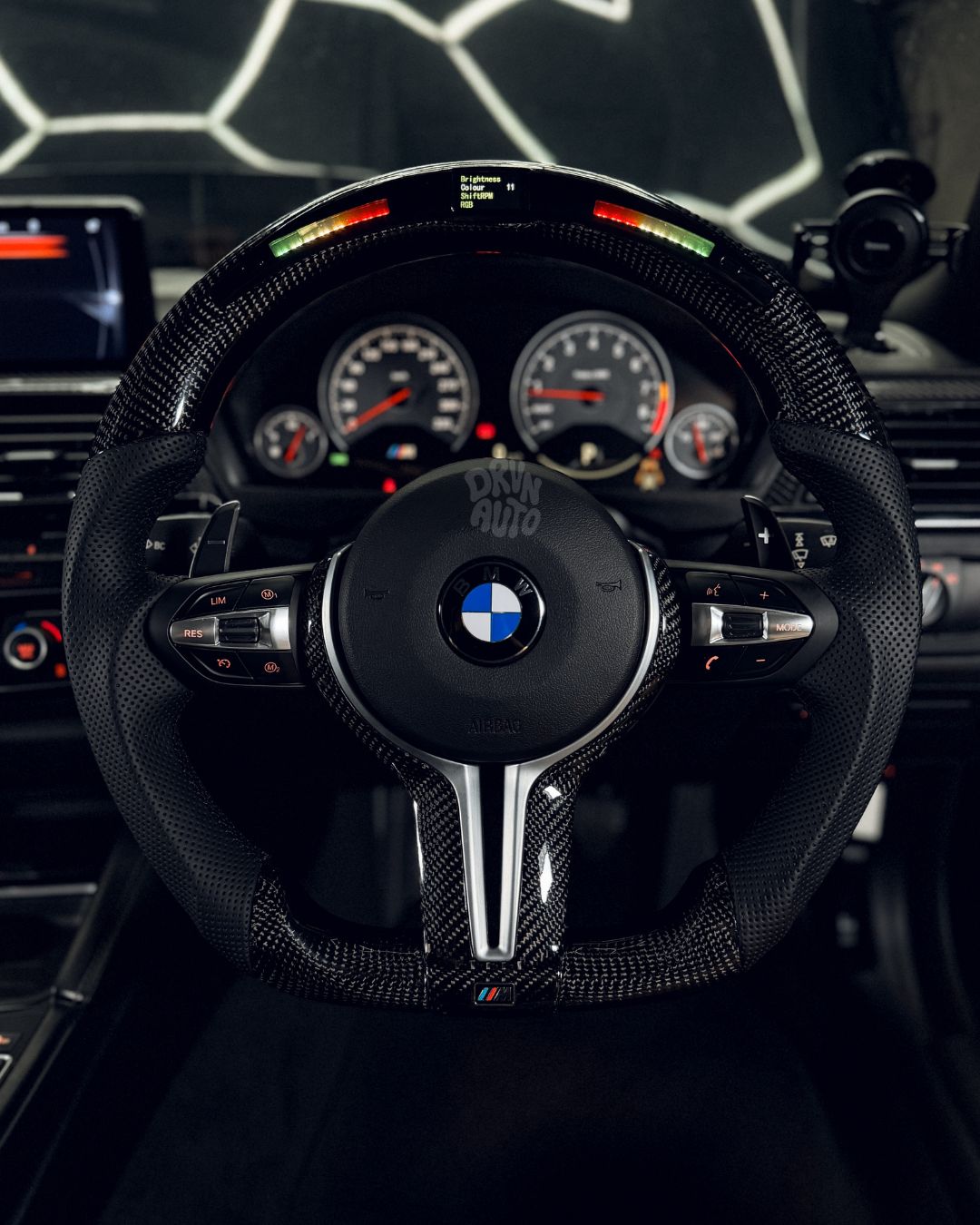 M3 LED Carbon steering wheel